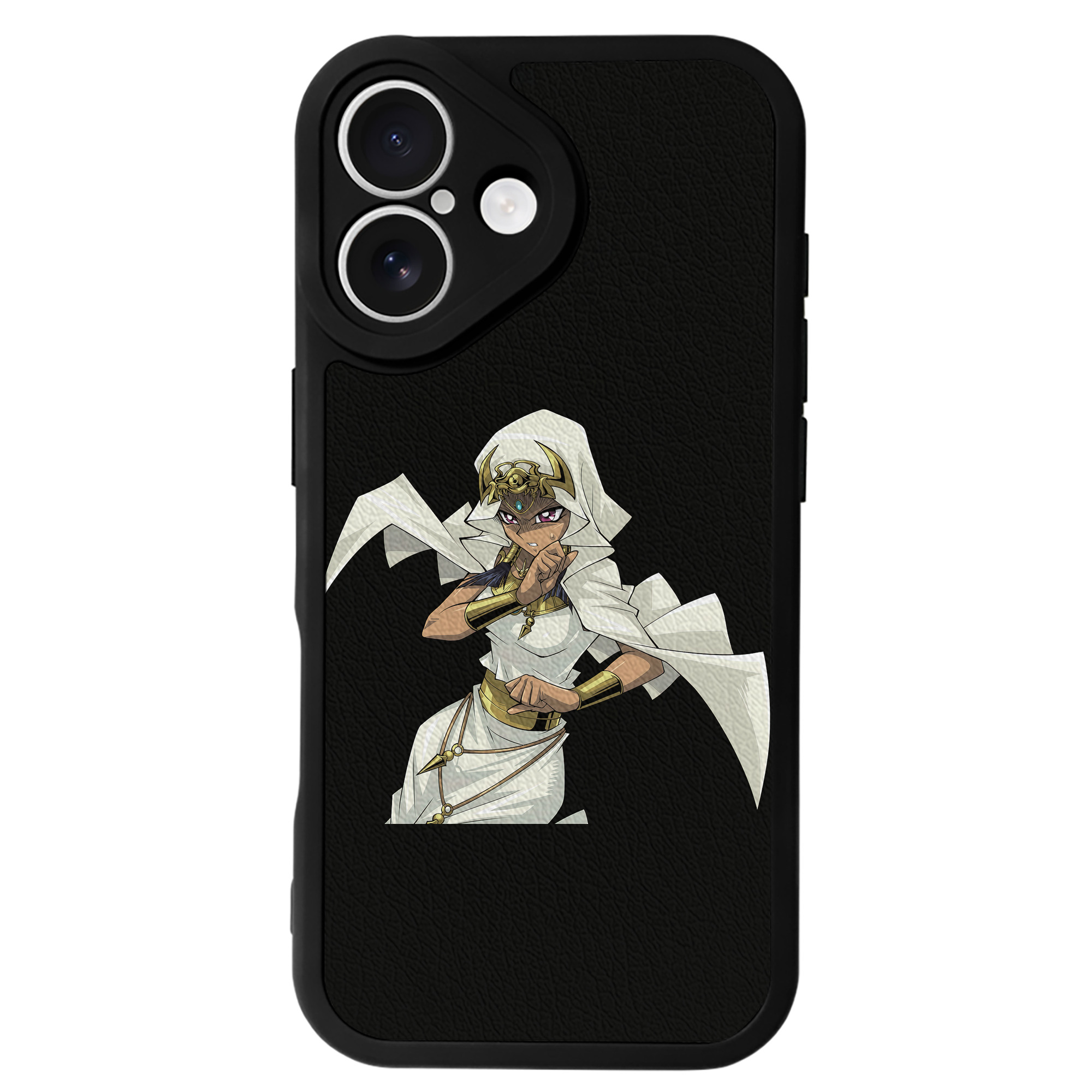 （画像用） 遊☆戯☆王 Yu-Gi-Oh! 【iPhone 16シリーズ対応】シリコンスマホケース（レザー調） 材質：シリコン
